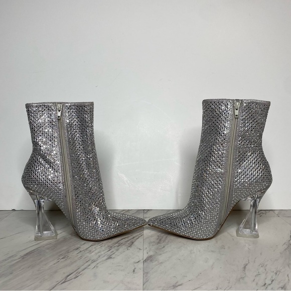 Steve Madden Vivy Rhinestone Pointy Toe Bootie 7M - Picture 5 of 15